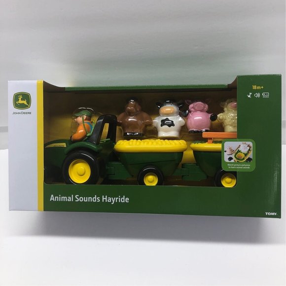 John Deere RevUp Barn Yard & Car & Animal Match Music Hayride Playsets Bundle 🆕 - Picture 10 of 16
